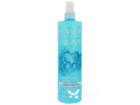 REVLON Professional Equave Hydro Nutritive Detangling Conditioner Drėkinamasis dvifazis kondicionierius su keratinu, 500ml